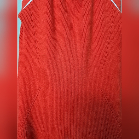 Daily Practice by Anthropologie Full Speed Retro Knit Halter Mini Dress, RED - Picture 9 of 13